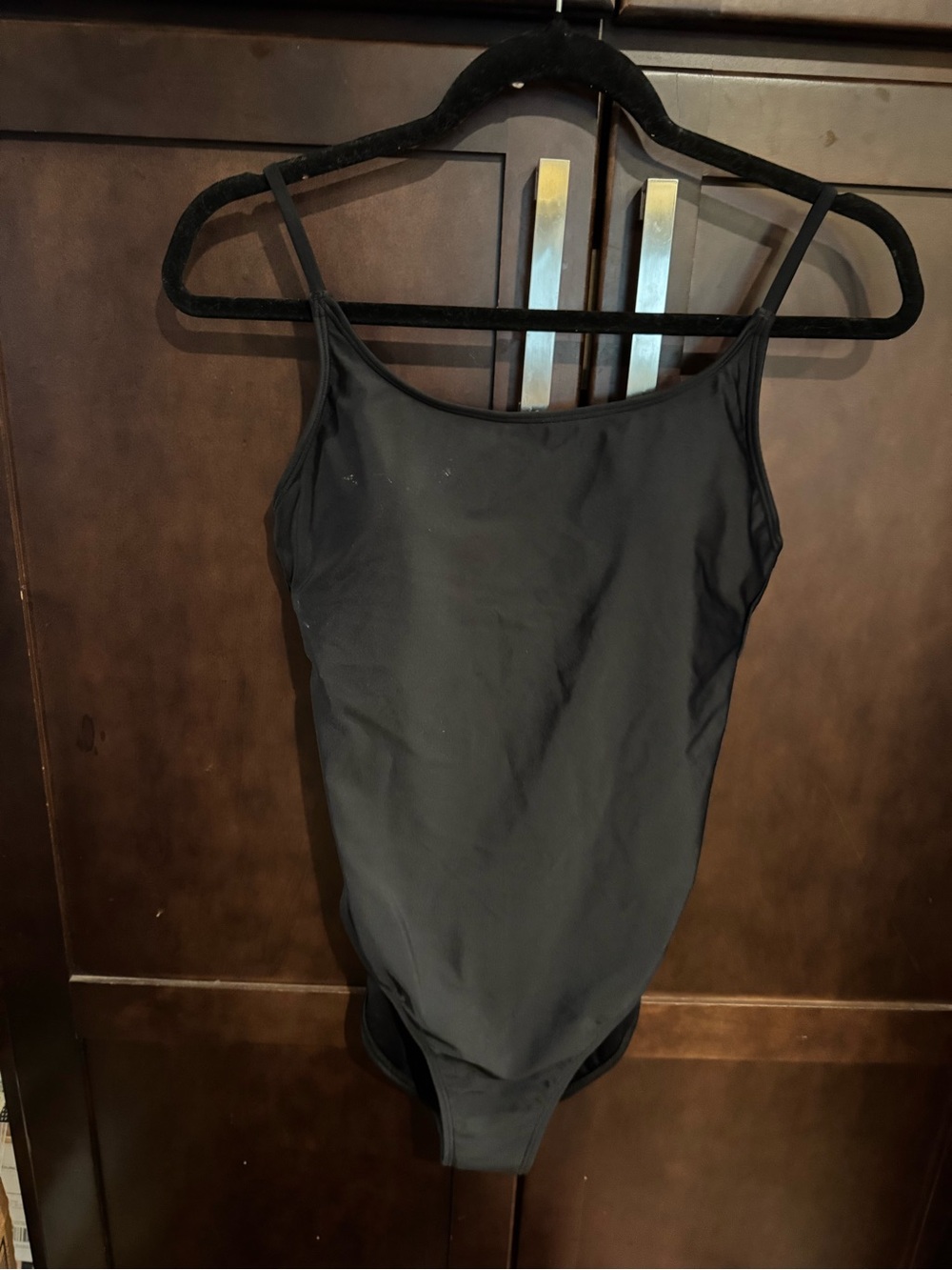 Quince Black One-Piece Swimsuit Italian Cami - Picture 3 of 6
